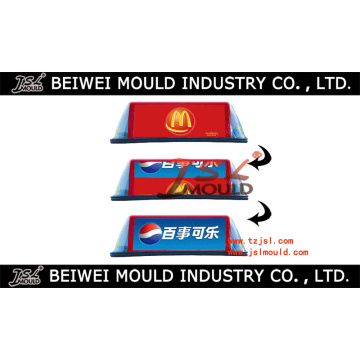 Plastic Taxi Roof Advertising Box Mould